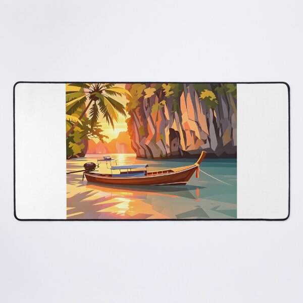 Item preview, Thailand Tropical Paradise – Longtail Boat at Sunset designed and sold by Spirit of Siam.