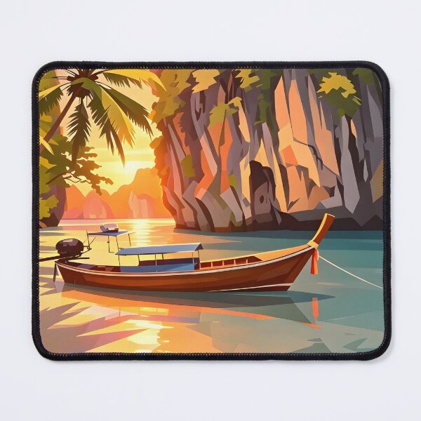 Item preview, Thailand Tropical Paradise – Longtail Boat at Sunset designed and sold by Spirit of Siam.