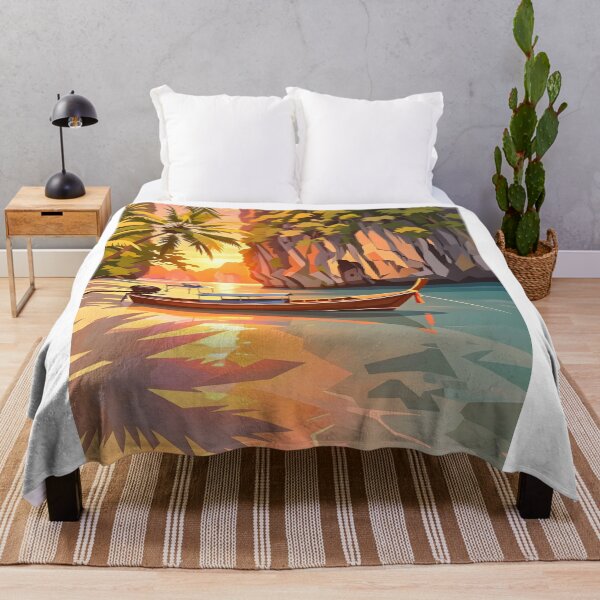 Item preview, Thailand Tropical Paradise – Longtail Boat at Sunset designed and sold by Spirit of Siam.