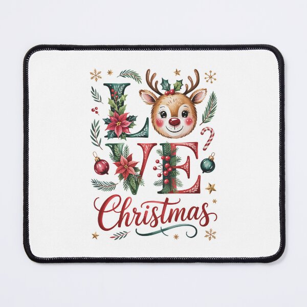 Item preview, Love Christmas Design with Reindeer designed and sold by jkrphoto.
