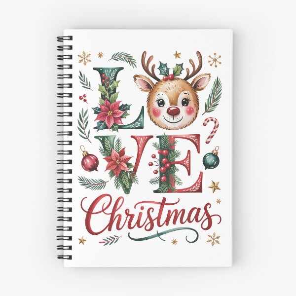 Item preview, Love Christmas Design with Reindeer designed and sold by jkrphoto.