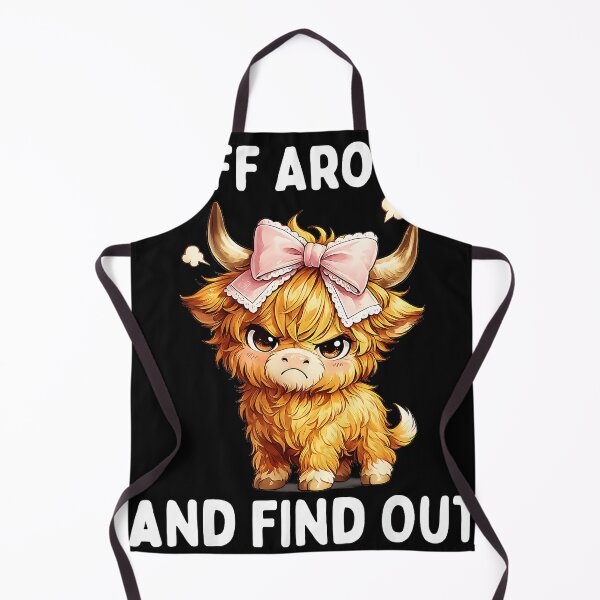 Item preview, Fluff Around And Find Out Highland Cow Farm Animal Lover designed and sold by CharlieConon.
