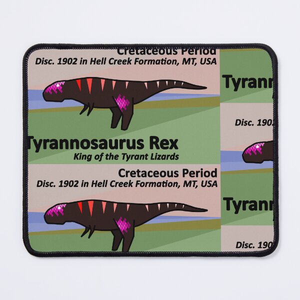 Item preview, Tyrannosaurus Rex Infographic, Hell Creek Formation Montana Dinosaur Art designed and sold by JayMakesTiktok.