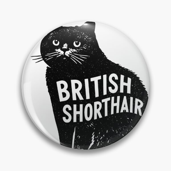 Item preview, British Shorthair Cat Word Art | Typography Cat Silhouette Design  designed and sold by AyfuDesigns.