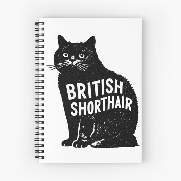 Item preview, British Shorthair Cat Word Art | Typography Cat Silhouette Design  designed and sold by AyfuDesigns.