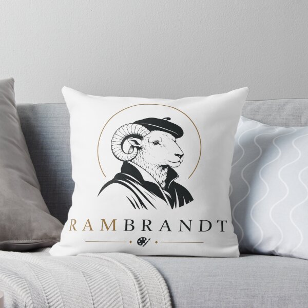 Item preview, Rambrandt – Funny Historical Animal Pun designed and sold by NicramR.