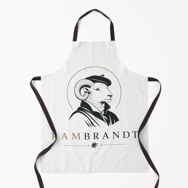 Item preview, Rambrandt – Funny Historical Animal Pun designed and sold by NicramR.