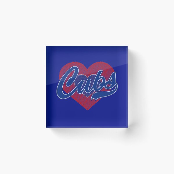 Item preview, Vintage Cubs Heart Sports Fan Team Spirit designed and sold by RockTheFeal.
