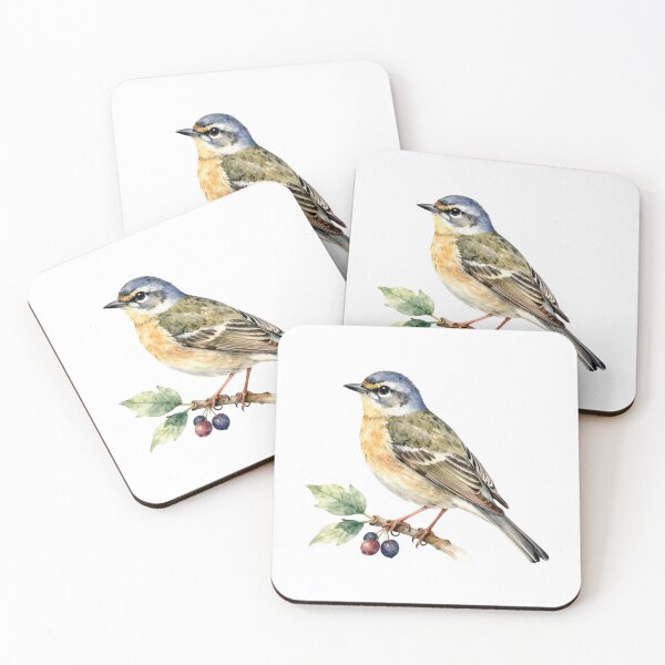 Item preview, Oriole Watercolor Illustration | Vibrant Oriole Songbird Nature Artwork designed and sold by Rood Art Studio.