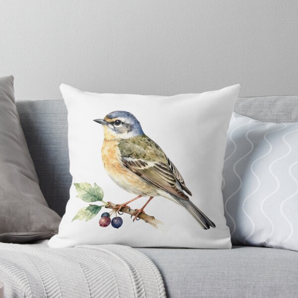 Item preview, Oriole Watercolor Illustration | Vibrant Oriole Songbird Nature Artwork designed and sold by Rood Art Studio.