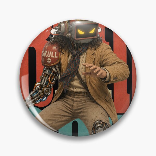 Item preview, BRTH CRNK R15 Retro Cyborg | Dieselpunk Cyberpunk Robot Warrior Art designed and sold by BRTHRCNK01.