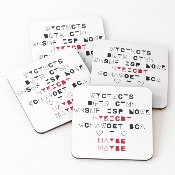 Item preview, WYCTMCTS? IYKYK -- Quirky text designed and sold by Maria is Loud.
