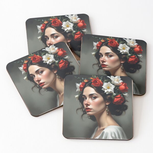 Item preview, Woman with flowers  designed and sold by MK26Designs.