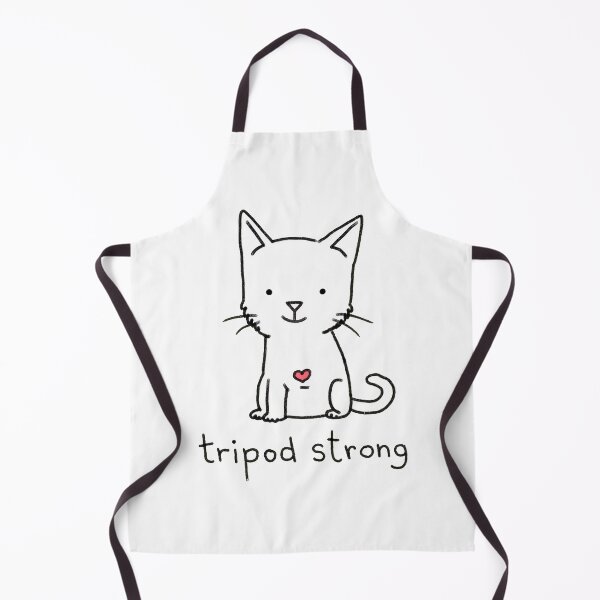 Item preview, Tripod Strong Cat Heart Cute Sketch Design designed and sold by Dmo3HarkoArt.