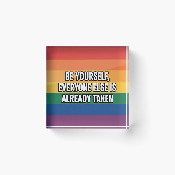 Item preview, Be yourself everyone else is already taken - Left Politics Sticker designed and sold by LoFizzy.