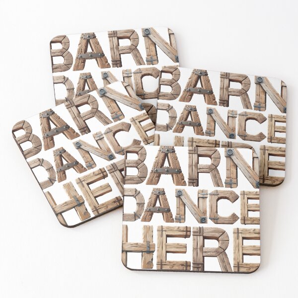Item preview, Hand Hewn Barn Beams Letters designed and sold by ART-TYPE.