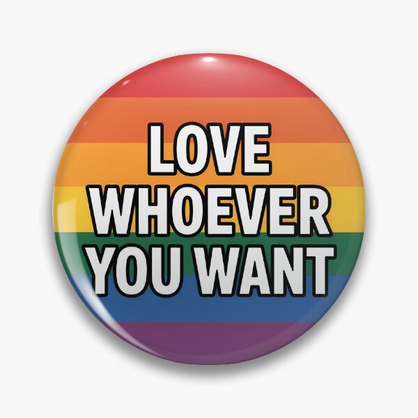 Item preview, Love whoever you want - Left Politics Sticker designed and sold by LoFizzy.