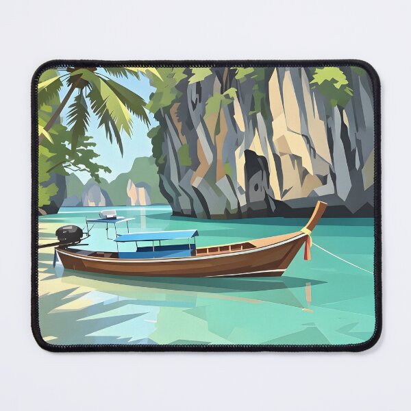Item preview, Thailand Tropical Paradise – Longtail Boat at Sunset designed and sold by Spirit of Siam.