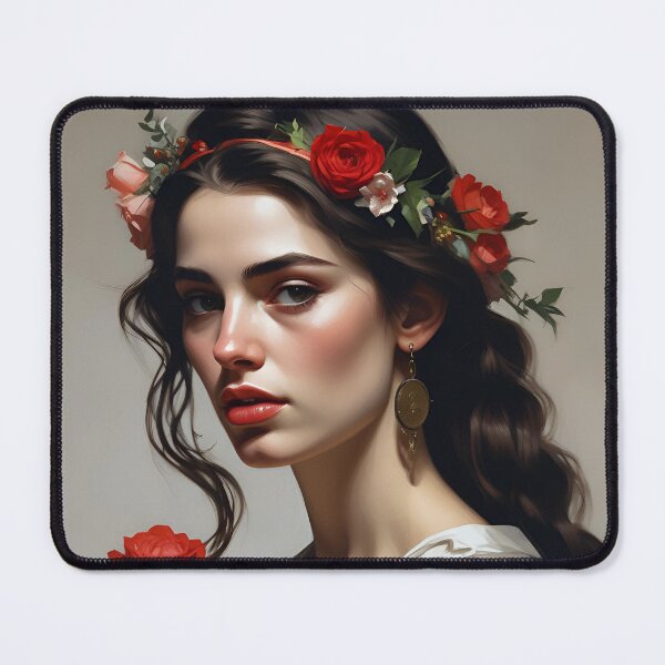 Item preview, Woman with flowers designed and sold by MK26Designs.