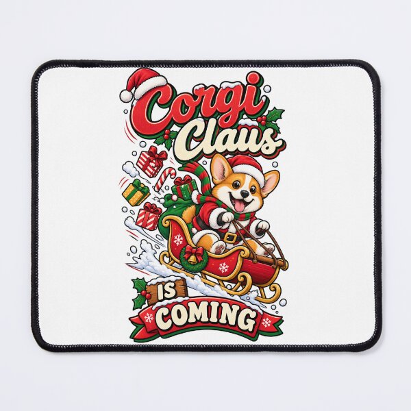 Item preview, Corgi Claus Is Coming Corgi Christmas Shirt Funny Corgi Santa Shirt designed and sold by KnrNazimTHRE4DS.