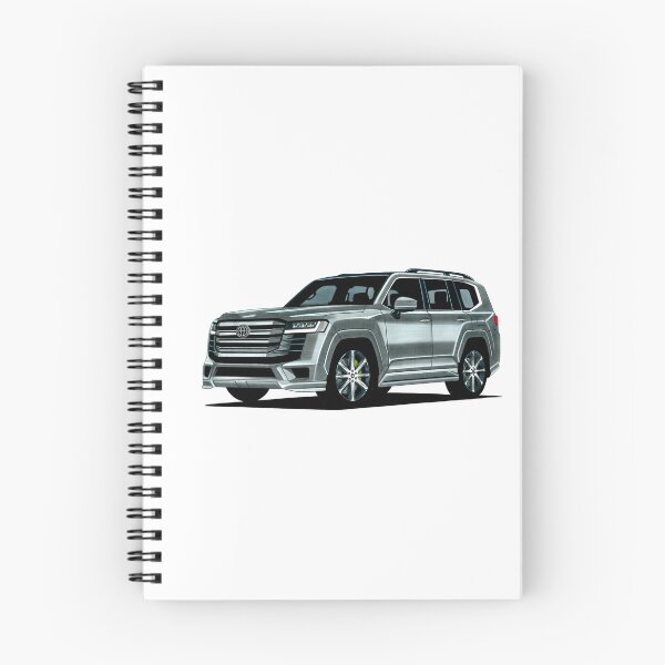 Item preview, Exclusive drawing legendary classic off-road Full-size SUV jdm silver Land Cruiser ZX 300 V6 VJA300 designed and sold by Cars23.