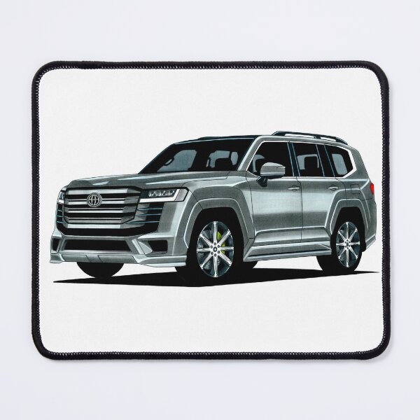 Item preview, Exclusive drawing legendary classic off-road Full-size SUV jdm silver Land Cruiser ZX 300 V6 VJA300 designed and sold by Cars23.