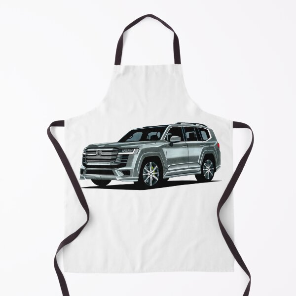 Item preview, Exclusive drawing legendary classic off-road Full-size SUV jdm silver Land Cruiser ZX 300 V6 VJA300 designed and sold by Cars23.