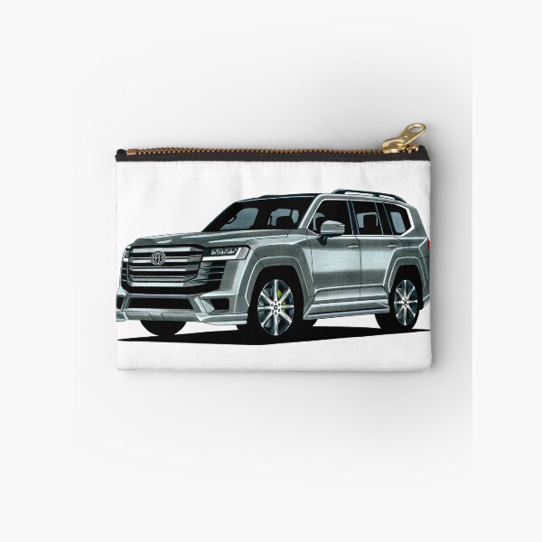 Item preview, Exclusive drawing legendary classic off-road Full-size SUV jdm silver Land Cruiser ZX 300 V6 VJA300 designed and sold by Cars23.