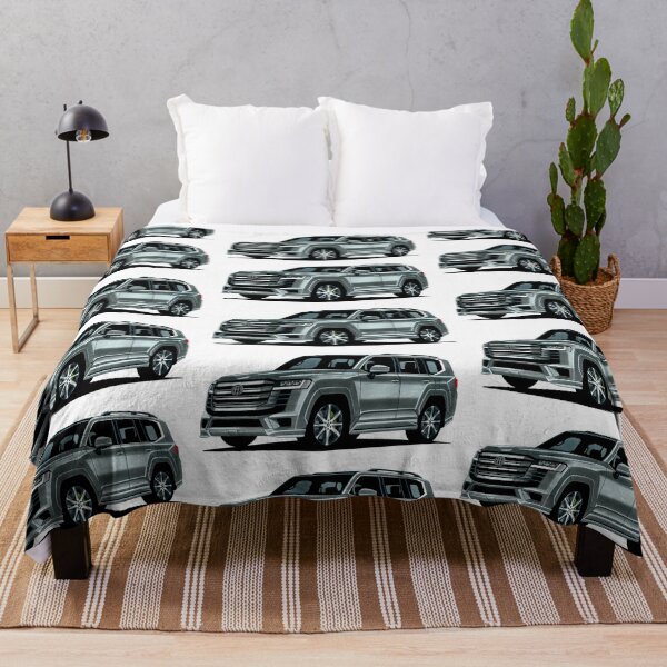 Item preview, Exclusive drawing legendary classic off-road Full-size SUV jdm silver Land Cruiser ZX 300 V6 VJA300 designed and sold by Cars23.
