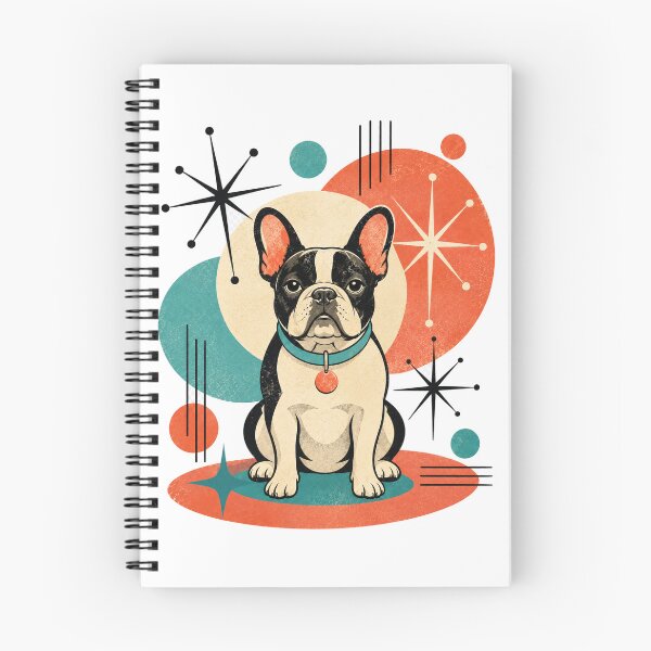 Item preview, Atomic French Bulldog Mid Century Modern Graphic designed and sold by Retroteez.