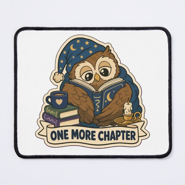 Item preview, One More Chapter | Funny Bookish Reading Gift Design designed and sold by StickyGuys.