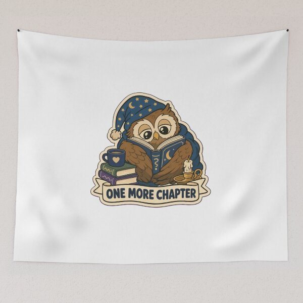 Item preview, One More Chapter | Funny Bookish Reading Gift Design designed and sold by StickyGuys.