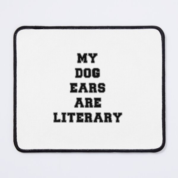 Item preview, Text Typography My dog ears are literary Introvert + Books designed and sold by TypeboldStudio.