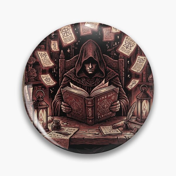 Item preview, The Reader Vintage Tarot Card Bookish Dark Academia Art designed and sold by RetroVibe Supply.