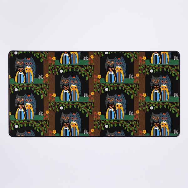 Item preview, Owls Under the Moonlit Sky designed and sold by Elaine M Hayward .