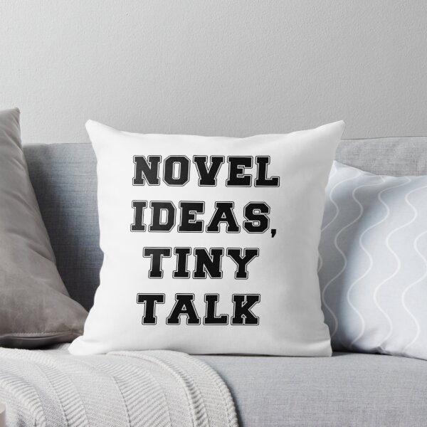 Item preview, Text Typography Novel ideas, tiny talk Introvert + Books designed and sold by TypeboldStudio.
