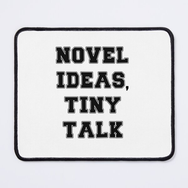 Item preview, Text Typography Novel ideas, tiny talk Introvert + Books designed and sold by TypeboldStudio.