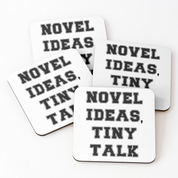 Item preview, Text Typography Novel ideas, tiny talk Introvert + Books designed and sold by TypeboldStudio.