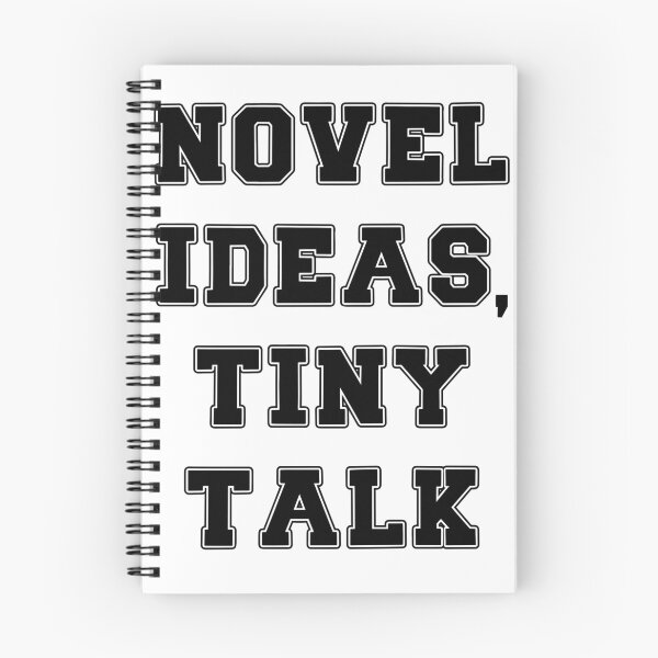 Item preview, Text Typography Novel ideas, tiny talk Introvert + Books designed and sold by TypeboldStudio.