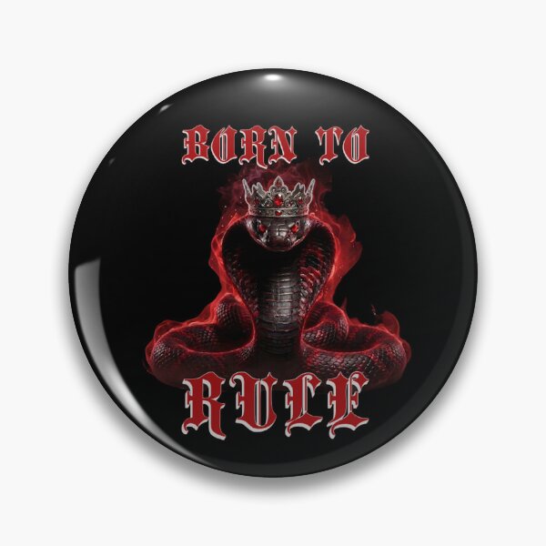 Item preview, Born To Rule Crowned King Cobra Snake Gothic designed and sold by VNDL Gear.