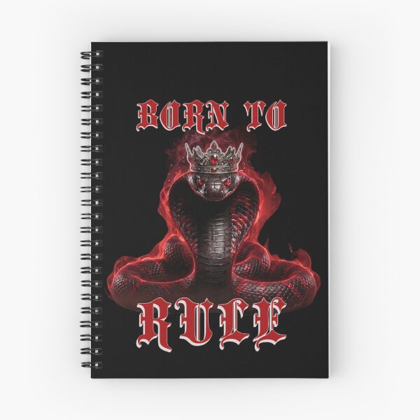 Item preview, Born To Rule Crowned King Cobra Snake Gothic designed and sold by VNDL Gear.