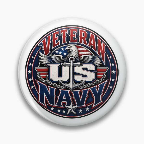 Item preview, Veteran US Navy Eagle Anchor American Pride Military designed and sold by Wilcox PhotoArt.
