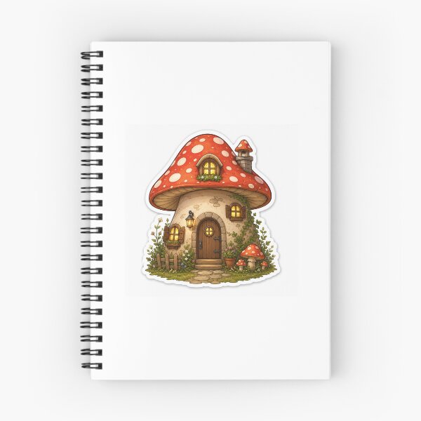 Item preview, mushroom house with tiny windows designed and sold by bunkerart.