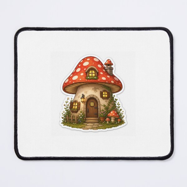 Item preview, mushroom house with tiny windows designed and sold by bunkerart.