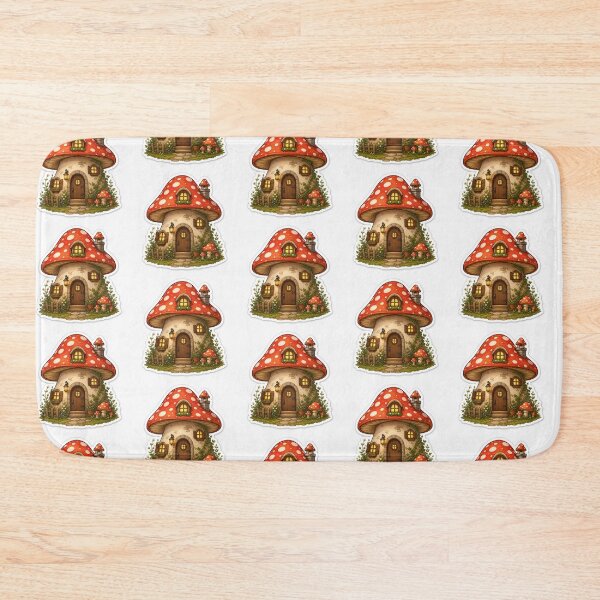 Item preview, mushroom house with tiny windows designed and sold by bunkerart.