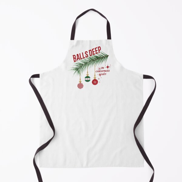 Item preview, Balls Deep In Christmas Spirit Funny Holiday Humor Graphic designed and sold by RahniNM.
