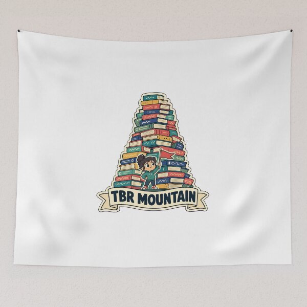 Item preview, To Be Read Mountain | Funny Bookish Reading Gift Design designed and sold by StickyGuys.