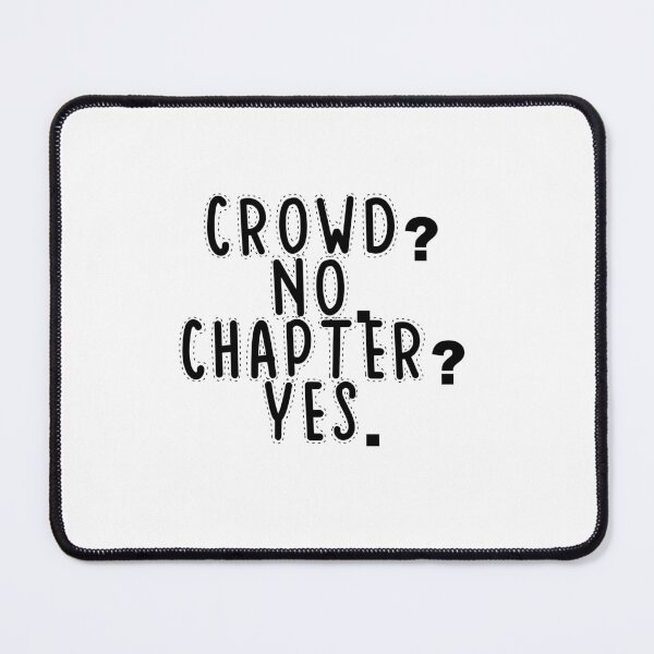 Item preview, Text Typography Crowd? No. Chapter? Yes. Introvert + Books designed and sold by TypeboldStudio.