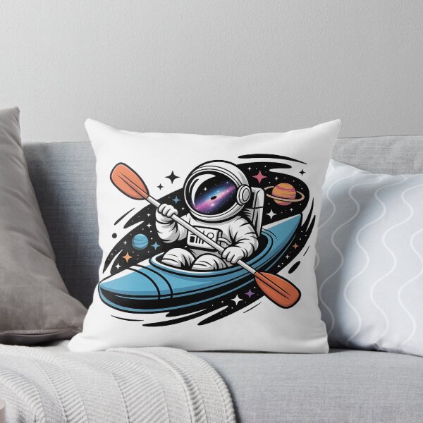 Item preview, Astronaut Canoe in Space - Cool Astronomy T-Shirt designed and sold by LoFizzy.