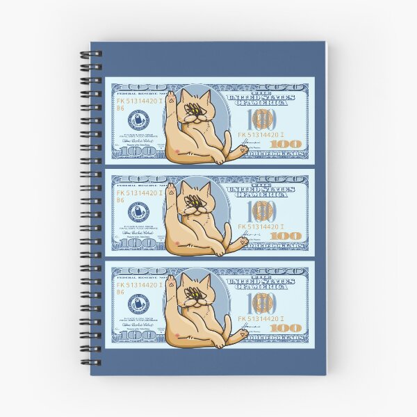 Item preview, Funny Money Cat – Cute Cat Dollar Bill designed and sold by UglyCattt.